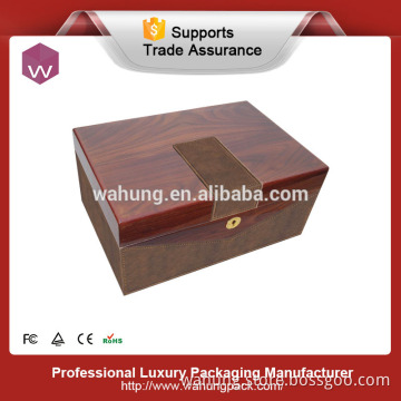 Lastest handmade customize cigar storage shinny lacquer box